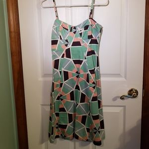 French connection vintange FCUK geometric dress
